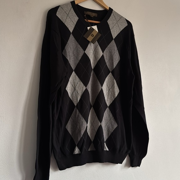 Sebastian Cooper Sweater / Large / New / Diamond Pattern - Picture 3 of 6